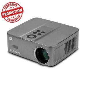 projecteur led overmax miltipic pro full hd beamer gris p
