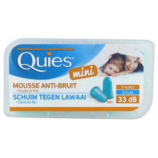 QUIES MINI MOUSSE BOITE DE 6 1 quies mini mousse boite de