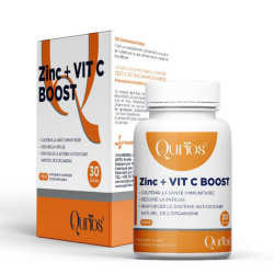 QURIOS ZINC +VITAMIN C BOOST 30 GELULES 2 qurios zinc vitamin c boost gelules