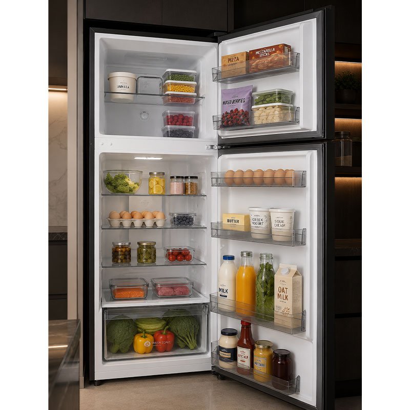 Réfrigérateur Inverter JOKER WR-4385HBXV 500L NoFrost - Noir Glass 2 r frig rateur inverter joker wr hbxv l nofrost noir glass