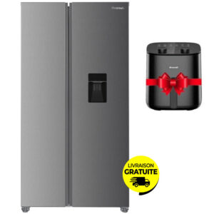 r frig rateur side by side brandt bfaydx litres nofrost inox