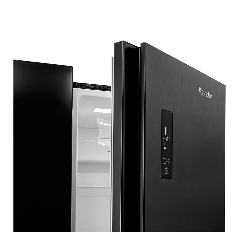 Réfrigérateur Side By Side CONDOR CRS81NDX 640 Litres Nofrost - Dark Inox 3 r frig rateur side by side condor crsndx l dark inox