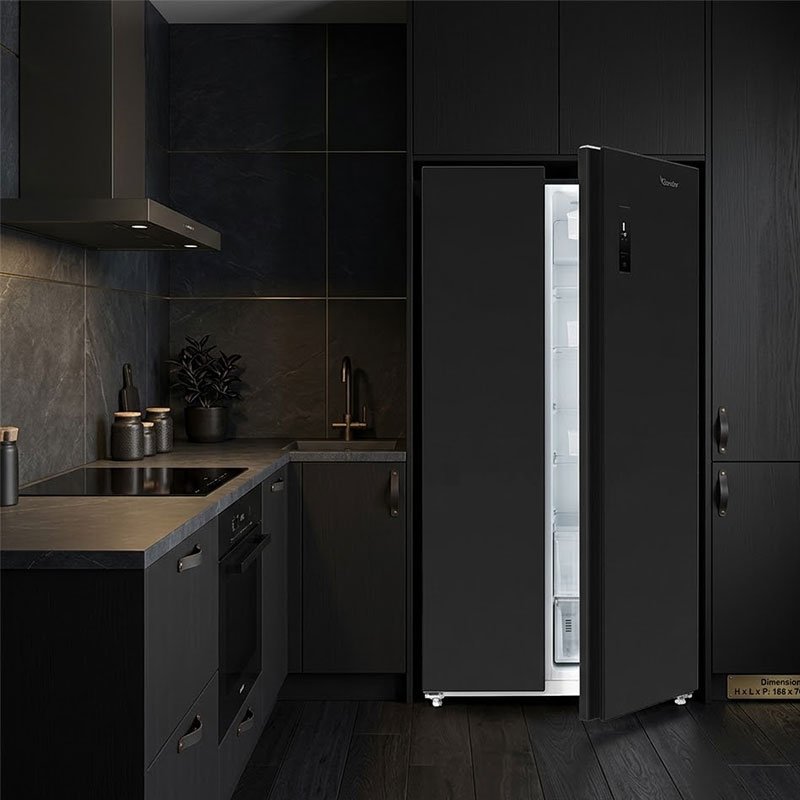 Réfrigérateur Side By Side CONDOR CRS81NDX 640 Litres Nofrost - Dark Inox 4 r frig rateur side by side condor crsndx l dark inox