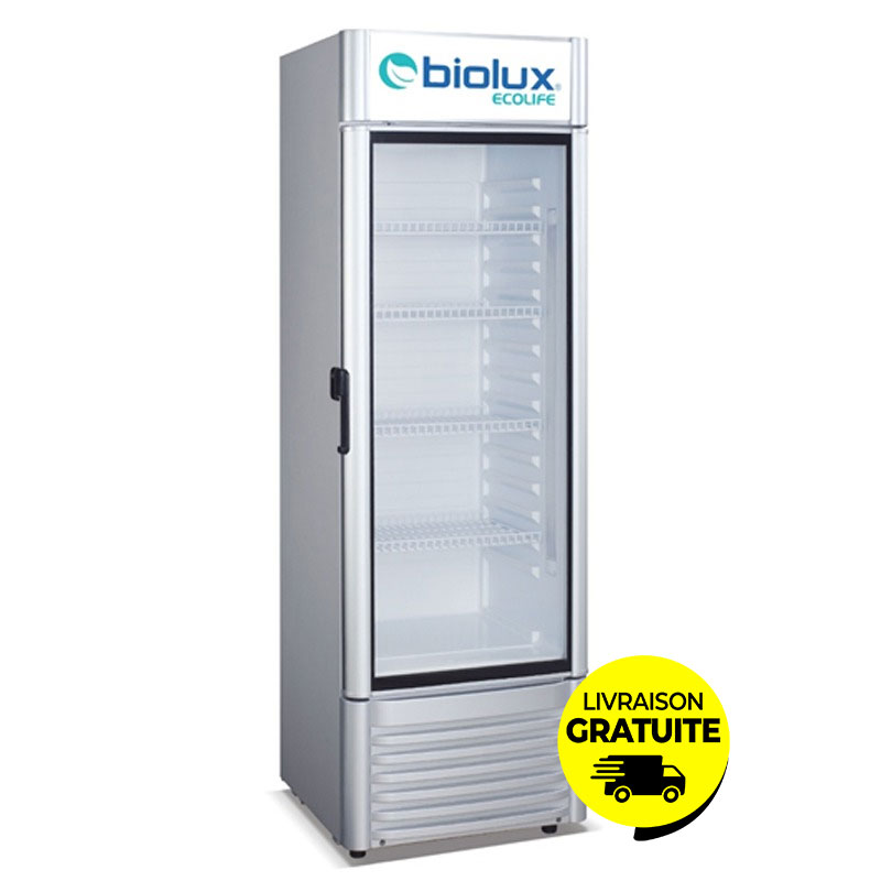 Réfrigérateur Vitrine BIOLUX MVR50NF 352 Litres Nofrost - Gris 1 r frig rateur vitrine biolux mvrnf gris
