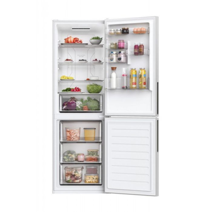 Réfrigérateur Combiné HOOVER HOCE3T618ES 341 Litres NoFrost - Silver 4 r frig rateur combin hoover hocetes litres nofrost