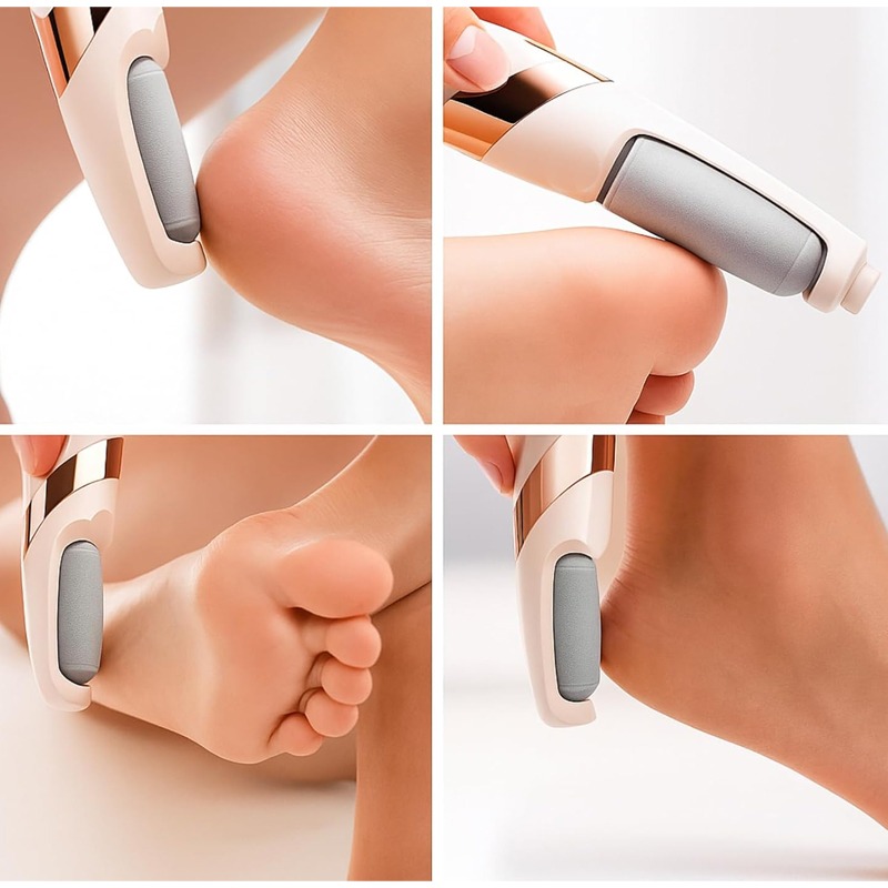 Râpe Électrique Rechargeable Pour Pieds - Rose 3 ra pe electrique rechargeable pour pieds rose r