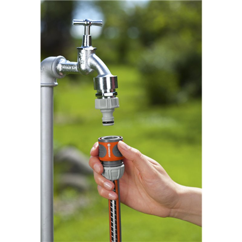 Raccord D'arrosage Rapide GARDENA 13MM (1/2") et 15MM (5/8") 4 raccord d arrosage rapide gardena mm et mm
