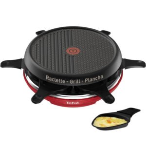 raclette multifonction colormania en tefal rea w noir rouge