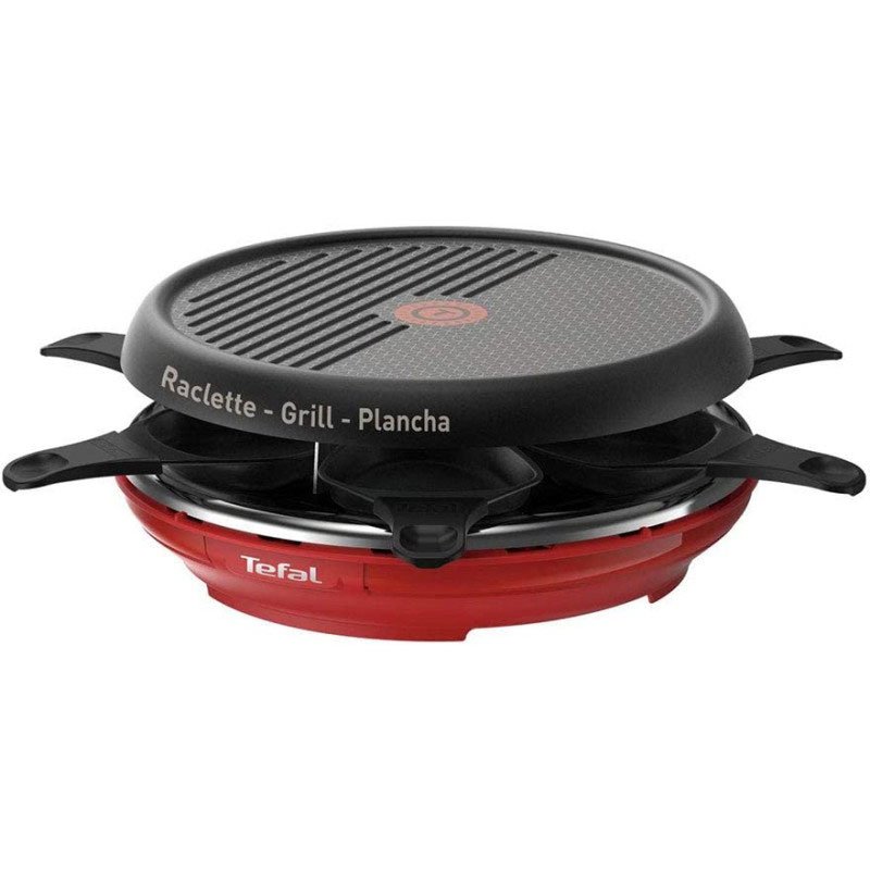 Raclette Multifonction Colormania 3en1 TEFAL RE12A512 850W - Noir&Rouge 2 raclette multifonction colormania en tefal rea w noir rouge