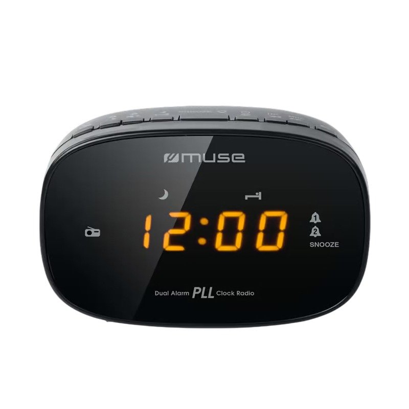 Radio-réveil MUSE M-150 CR PLL Double Alarme - Noir 2 radio reveil muse m cr pll double alarme noir b