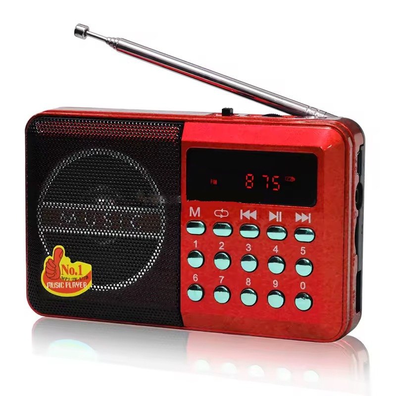 Radio Sans Fil YUEGAN YG011BT - Rouge 1 radio sans fil yuegan ygbt rouge