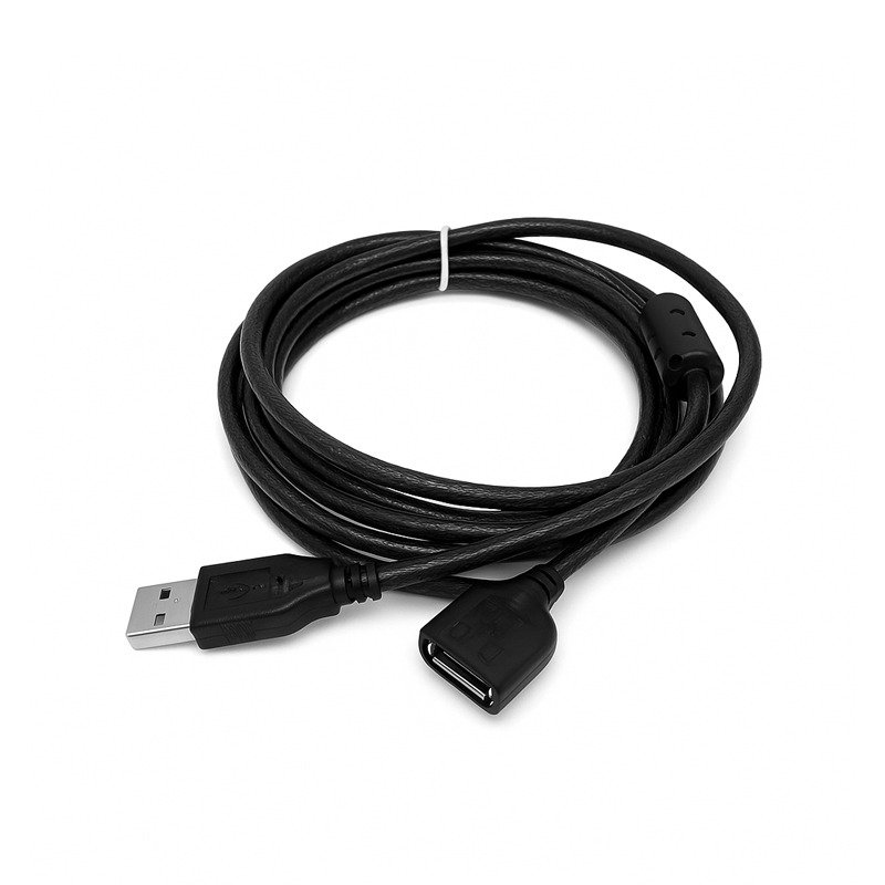 Rallonge USB Mâle Vers Femelle Blindé 5M - Noir 1 rallonge usb male vers femelle blinde m noir