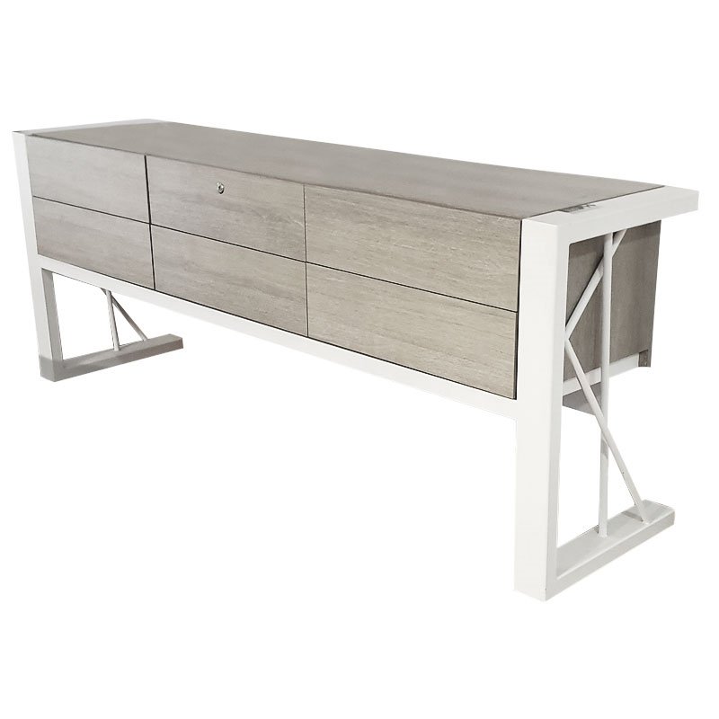Meuble Arriere Feragonnie chic Avec 5 tiroirs - Chêne (RAN0021) 1 ran