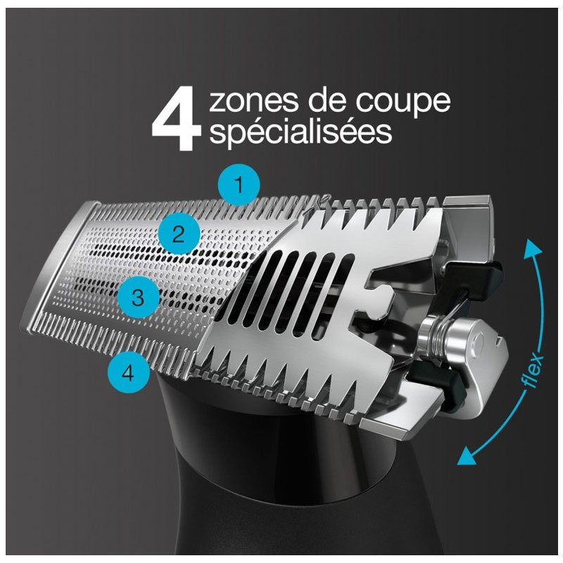 Rasoir-Tondeuse Rechargeable BRAUN Series X - Noir 2 rasoir tondeuse rechargeable braun series x wet dry noir xt