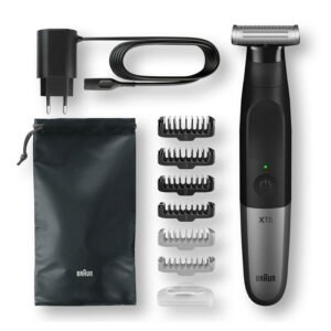 rasoir tondeuse rechargeable braun series x wet dry noir xt