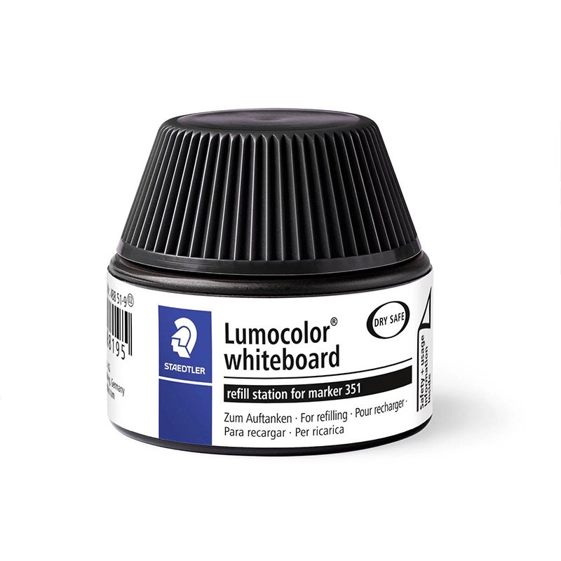 Recharge marqueurs STAEDTLER pour marqueurs permanent Lumocolor 350 et 352 B Noir 1 recharge marqueurs staedtler pour marqueurs permanent lumocolor et b noir