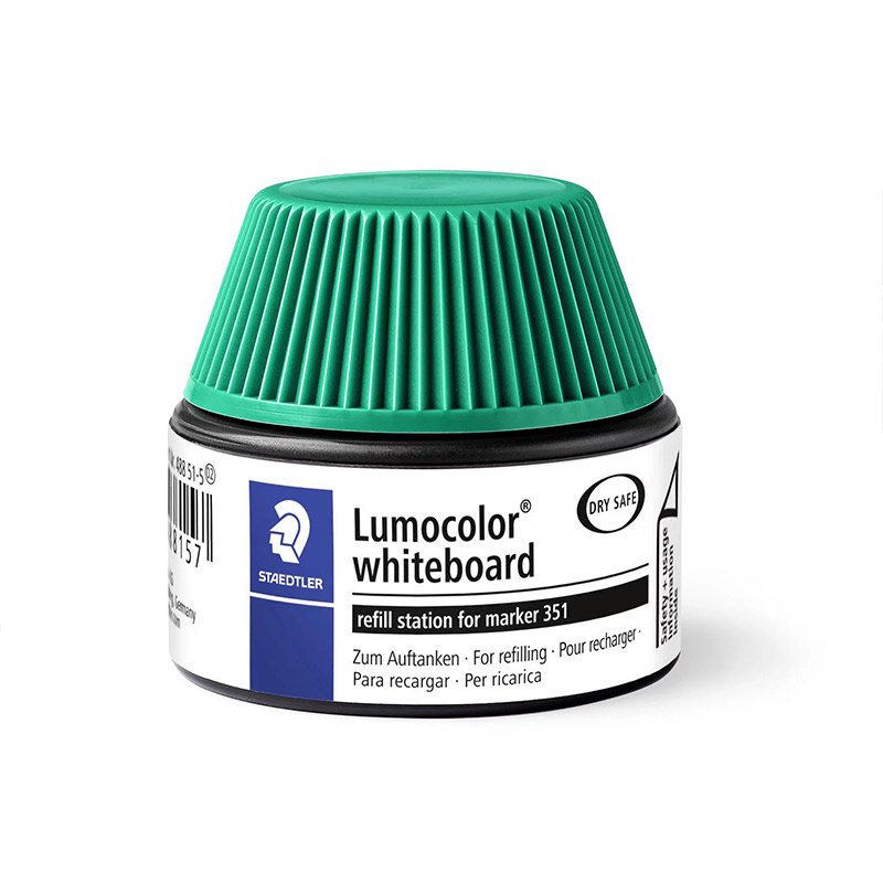 Recharge marqueurs STAEDTLER pour marqueurs permanent Lumocolor 350 et 352 B Vert 1 recharge marqueurs staedtler pour marqueurs permanent lumocolor et b vert