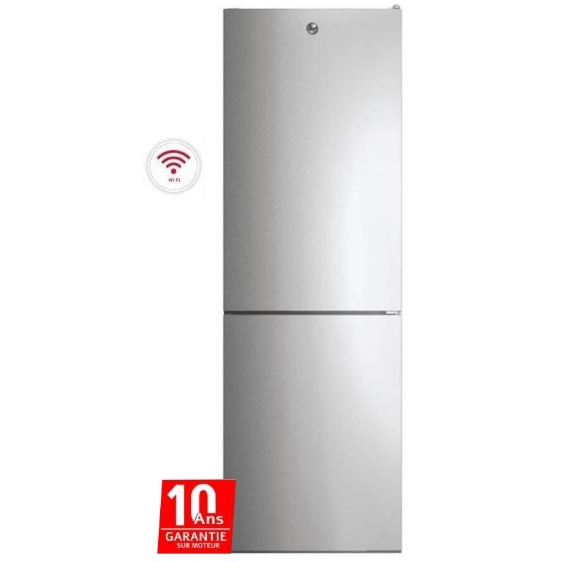 Réfrigérateur Combiné HOOVER HOCE3T618ES 341 Litres NoFrost - Silver 1 refrigerateur combine hoover hocetes litres nofrost silver v