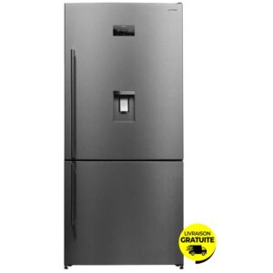 refrigerateur combine sharp sj bgd ss litres nofrost inox s
