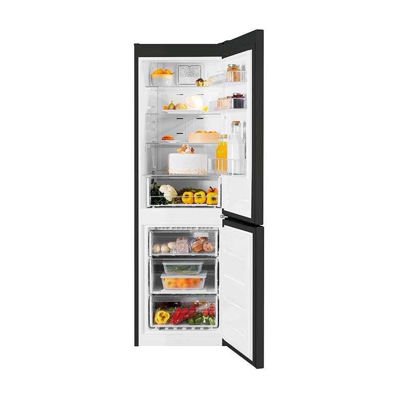 Réfrigérateur Combiné WHIRLPOOL WFNF81EK 360 Litres NoFrost - Noir 2 refrigerateur combine whirlpool wfnfek litres nofrost noir h