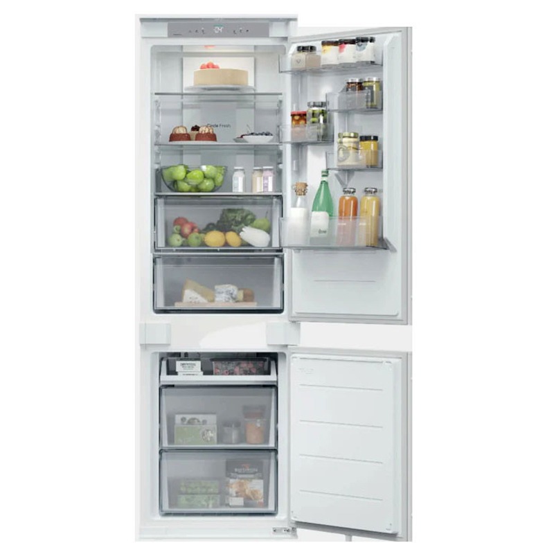 Réfrigérateur Encastrable Combiné HOOVER HONBQT3518E 251L NoFrost - Blanc 2 refrigerateur encastrable combine hoover honbqte l nofrost