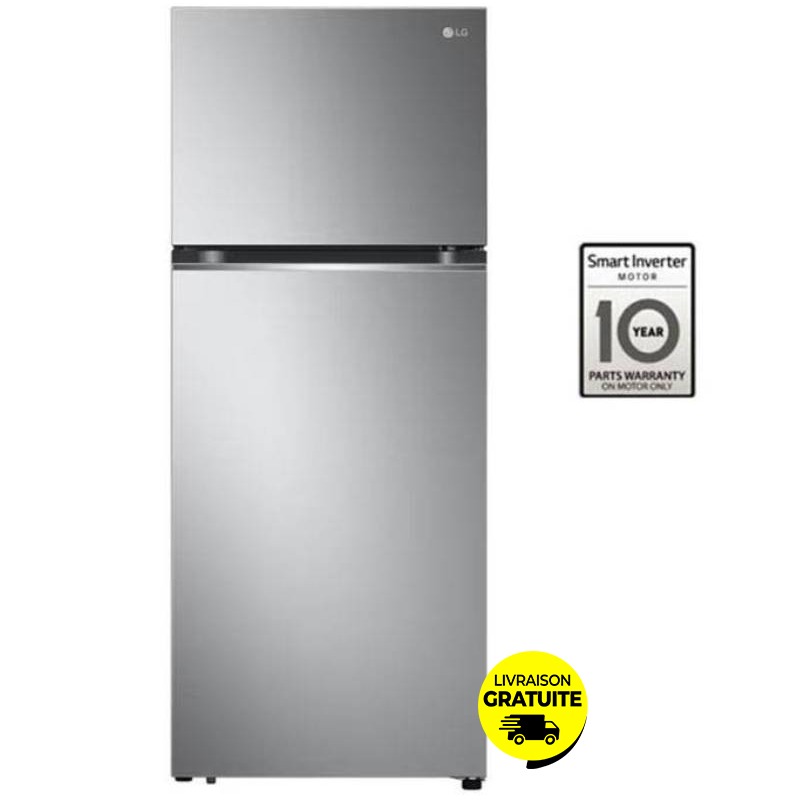 Réfrigérateur Inverter LG GL-B332PLGB 335Litres NoFrost - Silver 1 refrigerateur inverter lg gn bplgb litres nofrost silver s