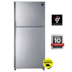 refrigerateur sharp sj gv sl l nofrost silver q