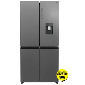 refrigerateur side by side hoover hhcrewpl l nofrost silver s