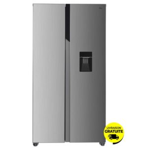 refrigerateur side by side hoover hhsbsoxwdk l nofrost inox g