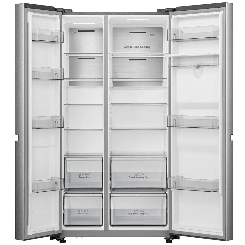 Réfrigérateur Side By Side Inverter HISENSE RS5P668NMC 637L NoFrost - Inox 2 refrigerateur side by side inverter hisense rspnmc l nofrost inox