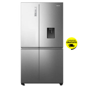 refrigerateur side by side inverter hisense rspnmc l nofrost inox s