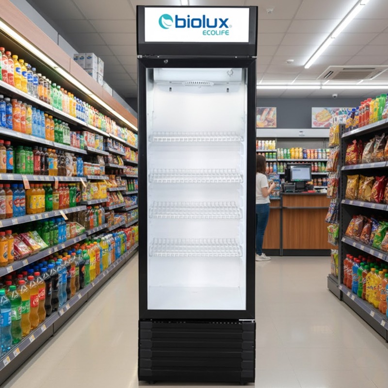 Réfrigérateur Vitrine BIOLUX MVR35V 350 Litres - Noir 2 refrigerateur vitrine biolux mvrv noir t