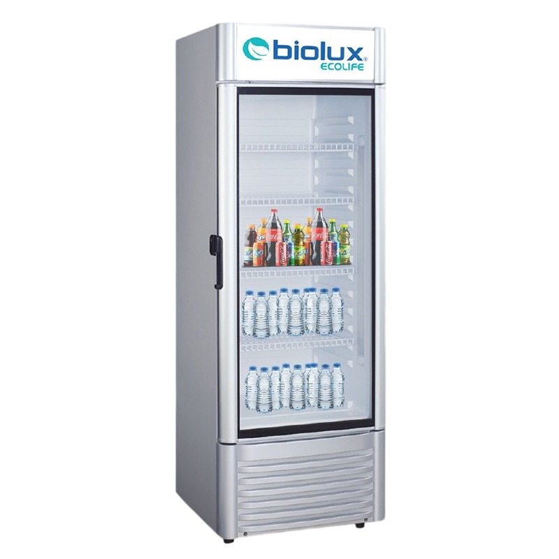 Réfrigérateur Vitrine BIOLUX MVR50NF 352 Litres Nofrost - Gris 2 refrigerateur vitrine biolux mvrnf gris
