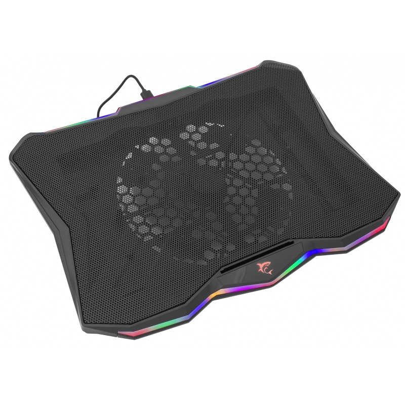 Refroidisseur Gamer WHITE SHARK Glacier Pour Pc Portable 17.3'' - Noir 1 refroidisseur gamer white shark glacier pour pc portable