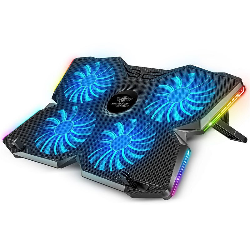 Refroidisseur SPIRIT OF GAMER Airblade 500 RGB Pour PC Portable 1 refroidisseur spirit of gamer airblade rgb pour pc portable