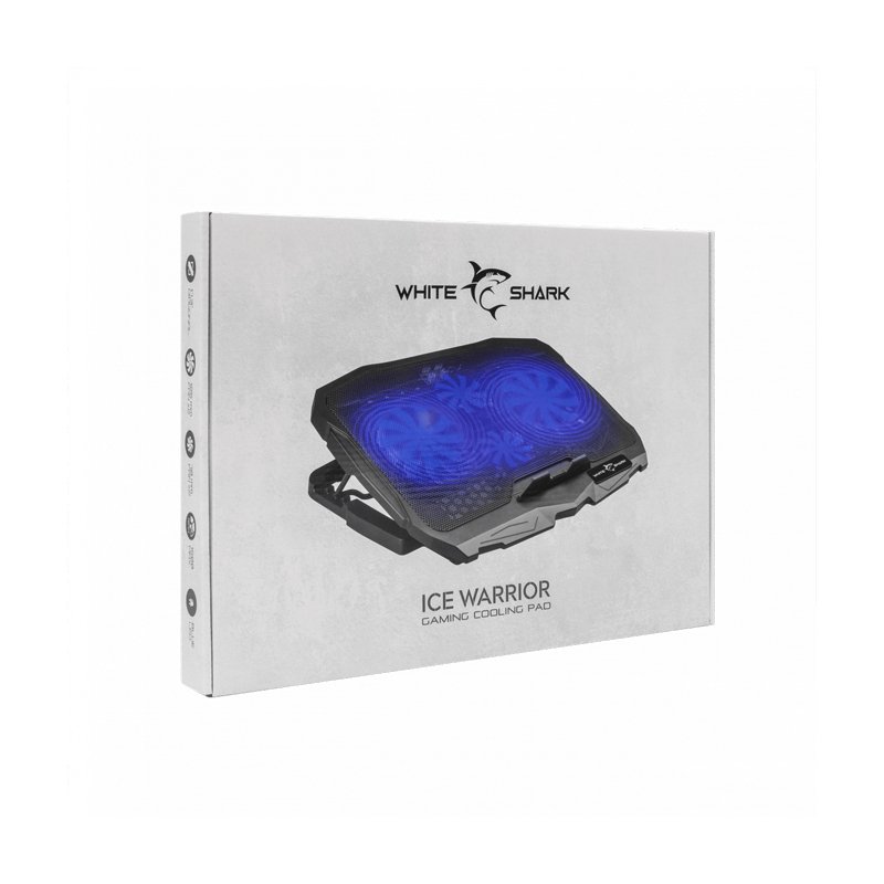 Refroidisseur WHITE SHARK ICE WARRIOR GCP-25 17.3" - Noir 6 refroidisseur white shark ice warrior gcp noir