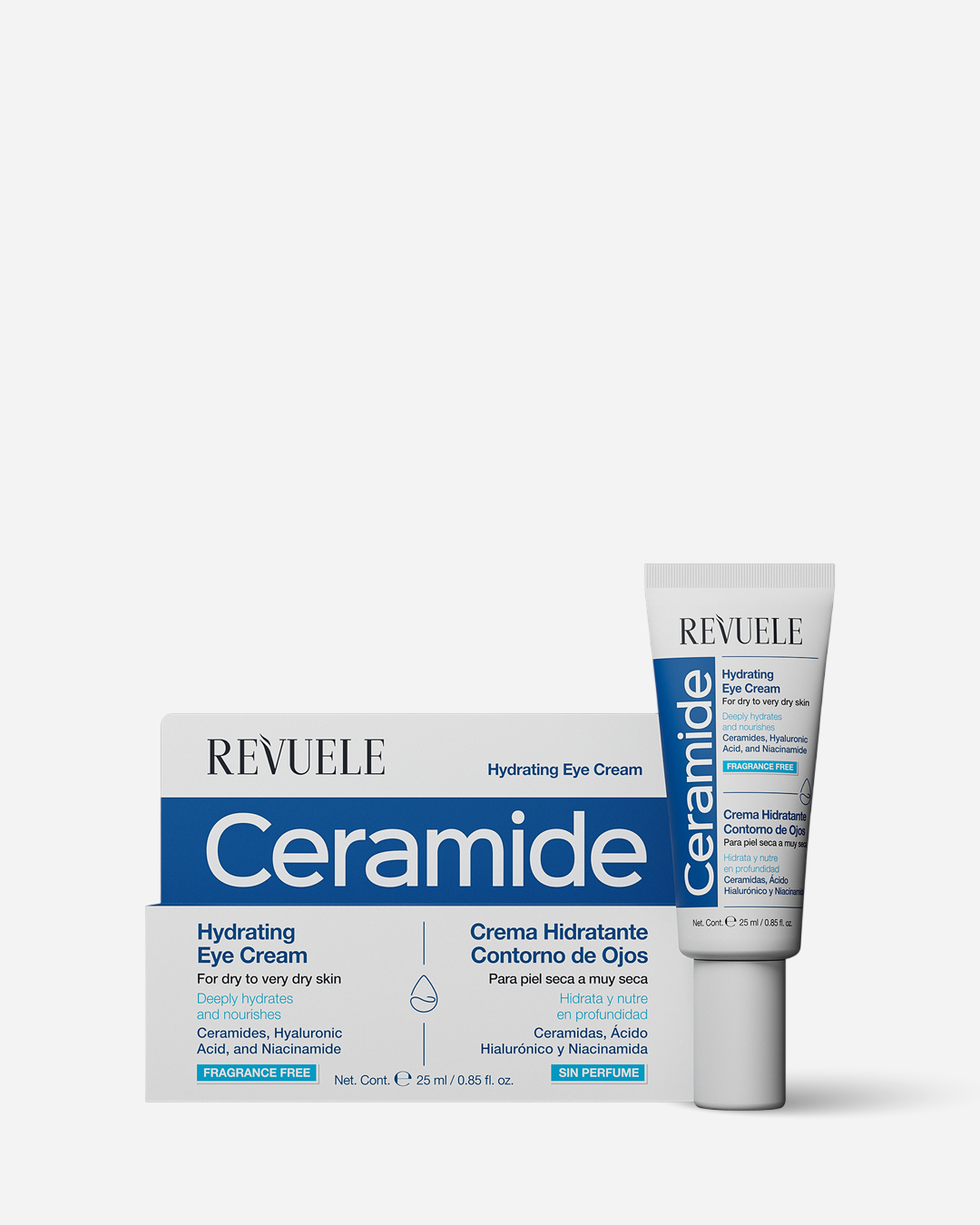 REVUELE CERAMIDE CREME CONTOUR DES YEUX HYDRATANTE 25ML 1 revuele ceramide creme contour des yeux hydratante ml