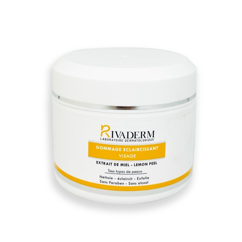 RIVADERM GOMMAGE ECLAIRCISSANT VISAGE 150ML 1 rivaderm gommage eclaircissant visage ml