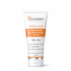 rivaderm hydra clear creme mains eclaircissante spf ml