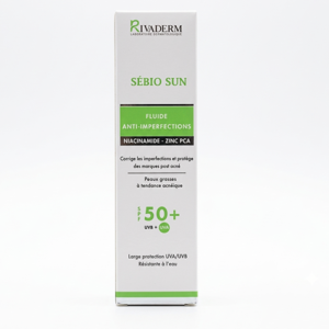 rivaderm sebio sun fluide anti imperfections spf gr