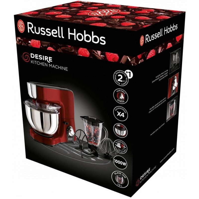 Robot Pâtissier RUSSELL HOBBS 23480-56 1000Watts - Rouge 2 robot p tissier russell hobbs watts rouge