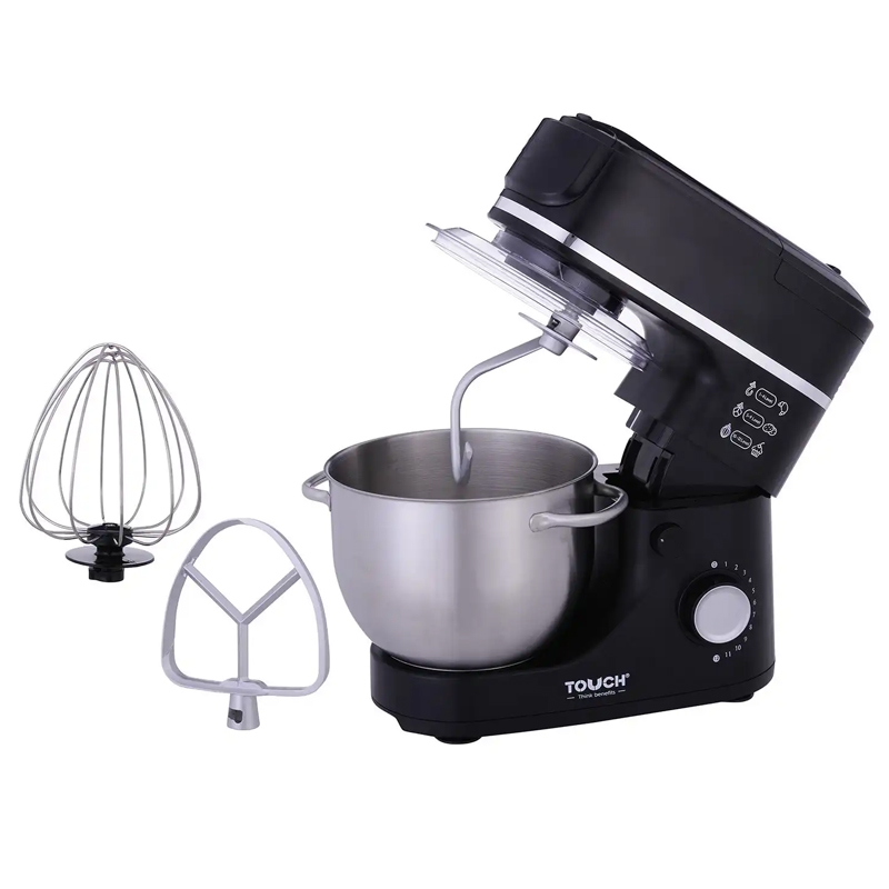 Robot Pétrin TOUCH 40566 1200W 5 Litres - Noir 1 robot p trin touch w noir
