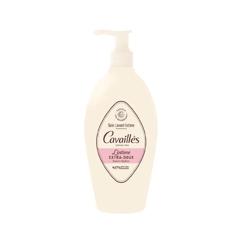 ROGE CAVAILLES SOIN TOILETTE INTIME EXTRA DOUX 250ML 1 roge cavailles soin toilette intime naturel anti bacterien ml