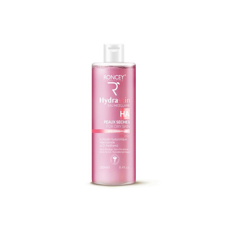 RONCEY HYDRASKIN EAU MICELLAIRE PEAU SECHE 250ML 1 roncey hydraskin eau micellaire peau seche ml