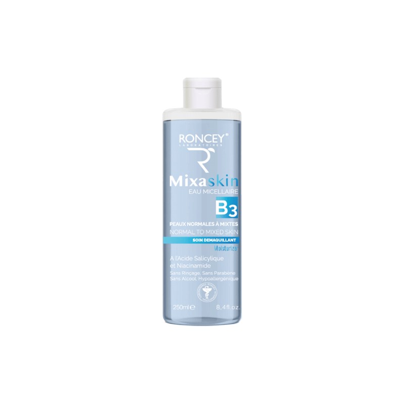 RONCEY MIXASKIN EAU MICELLAIRE PEAU MIXTE 250ML 1 roncey mixaskin eau micellaire peau mixte ml