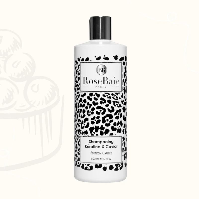 ROSEBAIE SHAMPOOING KERATINE X CAVIAR 500ML 1 rosebaie shampooing keratine x caviar ml