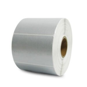 rouleau d etiquette thermique x mm argentee