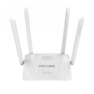 routeur wi fi pix link wr mbps a antennes blanc