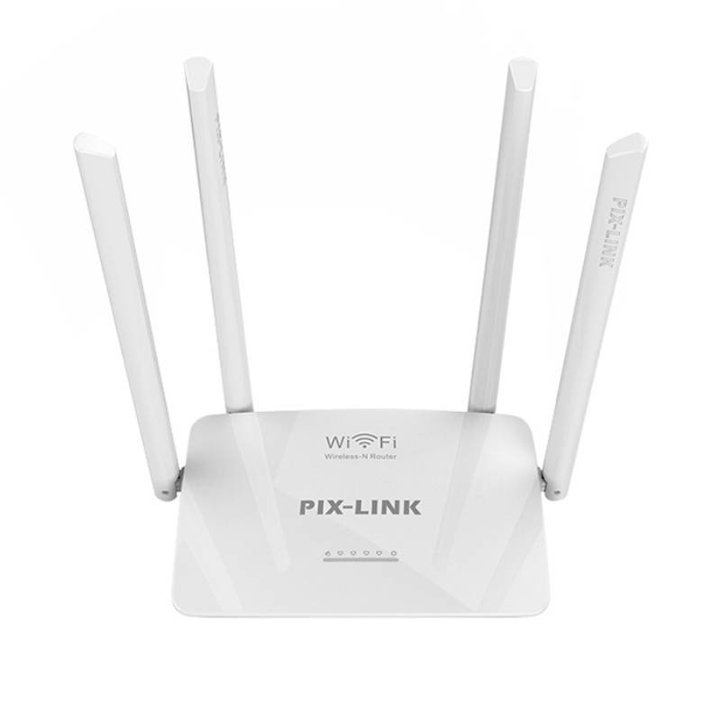 Routeur Wi-Fi PIX-LINK WR08 300 Mbps à 4 antennes - Blanc 1 routeur wi fi pix link wr mbps a antennes blanc