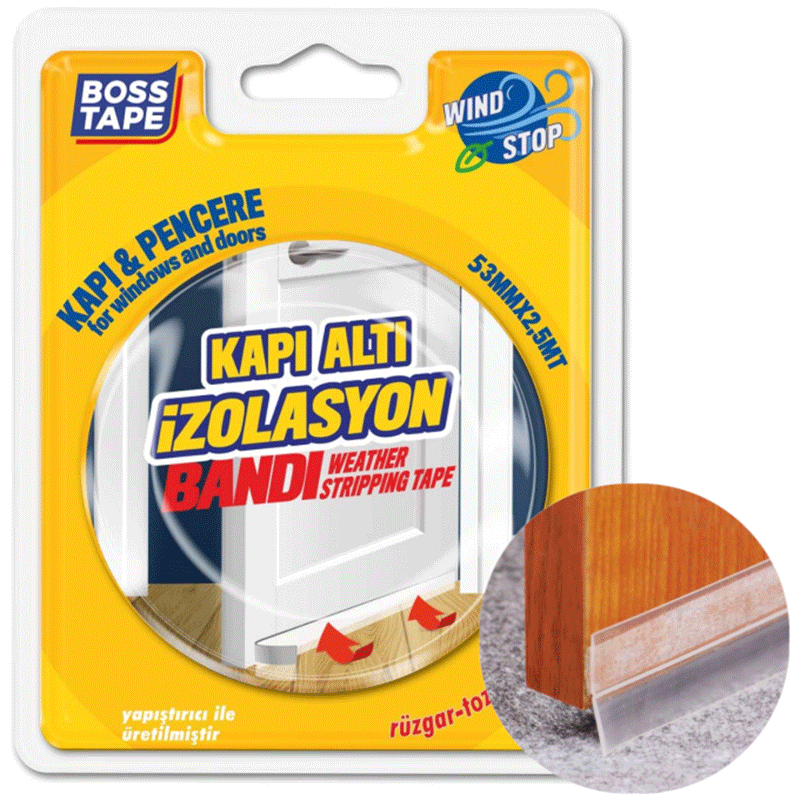 Ruban adhésif BOSS TAPE pour bordure de porte 3 mètres Transparent 1 ruban adhesif boss tape pour bordure de porte metres transparent